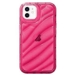 For iPhone 11 Waves TPU Phone Case(Red)