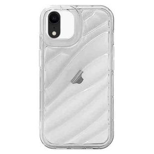 For iPhone XR Waves TPU Phone Case(Transparent)