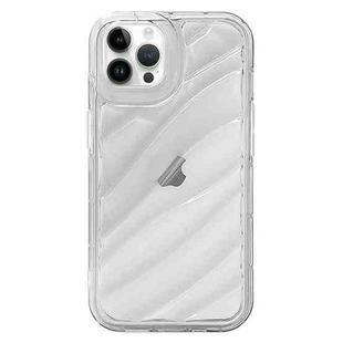 For iPhone 11 Pro Max Waves TPU Phone Case(Transparent)