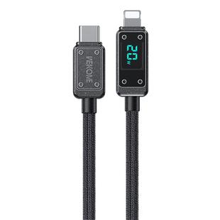 WK WDC-08 PD 20W USB-C/Type-C to 8 Pin Digital Display Data Cable, Length: 1m(Black)