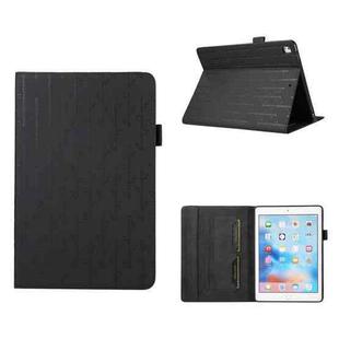 For iPad Air / Air 2 / 9.7 2018 Lucky Bamboo Pattern Leather Tablet Case(Black)