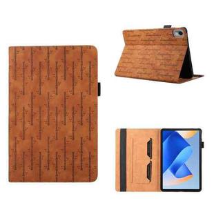 For Huawei MatePad 11 2023 Lucky Bamboo Pattern Leather Tablet Case(Brown)