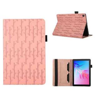 For Huawei MatePad T 10 / T 10s Lucky Bamboo Pattern Leather Tablet Case(Pink)