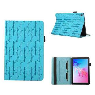 For Huawei MatePad T 10 / T 10s Lucky Bamboo Pattern Leather Tablet Case(Blue)