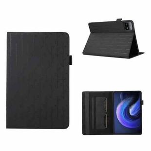 For Xiaomi Pad 6 Lucky Bamboo Pattern Leather Tablet Case(Black)
