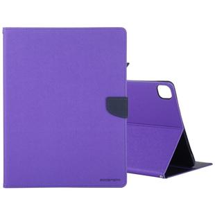 For iPad Pro 11 (2020) GOOSPERY FANCY DIARY Horizontal Flip PU Leather Tablet Case with Holder & Card Slots & Wallet(Purple)