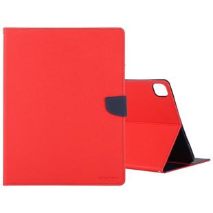 For iPad Pro 11 (2020) GOOSPERY FANCY DIARY Horizontal Flip PU Leather Tablet Case with Holder & Card Slots & Wallet(Red)