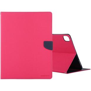 For iPad Pro 12.9 (2020) GOOSPERY FANCY DIARY Horizontal Flip PU Leather Tablet Case with Holder & Card Slots & Wallet(Rose Red)