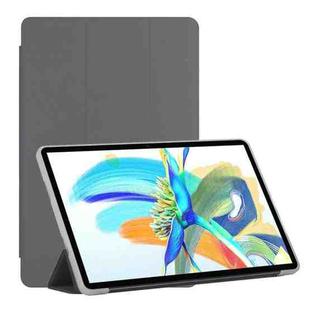 For Teclast M40 Pro WMC0635 3-Fold Holder Folio Leather Tablet Smart Case(Grey)