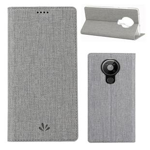 For Nokia 5.3 ViLi Shockproof TPU + PU Horizontal Flip Protective Case with Card Slot & Holder(Grey)