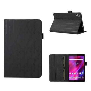 For Lenovo Tab M8 3rd Gen Lucky Bamboo Pattern Leather Tablet Case(Black)