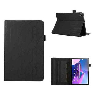 For Lenovo Tab M10 3rd Gen Lucky Bamboo Pattern Leather Tablet Case(Black)