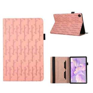 For Lenovo Tab M10 Plus 10.6 3rd Gen Lucky Bamboo Pattern Leather Tablet Case(Pink)