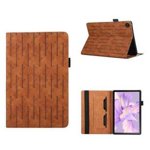 For Lenovo Tab M10 Plus 10.6 3rd Gen Lucky Bamboo Pattern Leather Tablet Case(Brown)