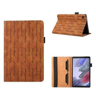 For Samsung Galaxy Tab A7 Lite Lucky Bamboo Pattern Leather Tablet Case(Brown)