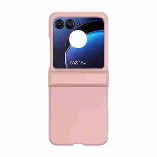 For Motorola Razr 40 Ultra Skin Feel PC Phone Case with Hinge(Pink)