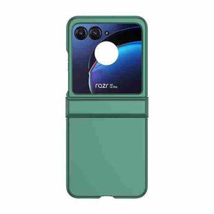 For Motorola Razr 40 Ultra / Razr 2023 3 in 1 Skin Feel PC Phone Case(Forest Green)