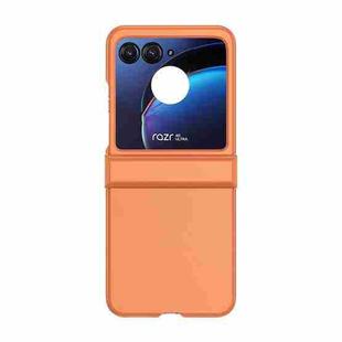 For Motorola Razr 40 Ultra / Razr 2023 3 in 1 Skin Feel PC Phone Case(Orange)