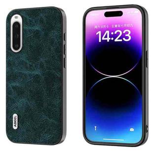 For Sony Xperia 10 V ABEEL Dream Litchi Texture PU Phone Case(Blue)