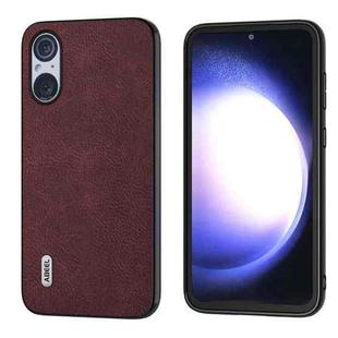 For Sony Xperia 5 V ABEEL Dream Litchi Texture PU Phone Case(Purple)