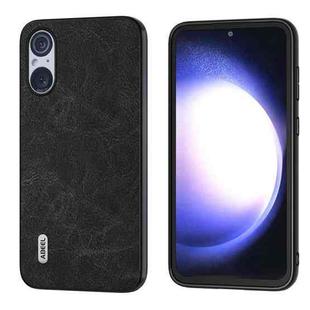 For Sony Xperia 5 V ABEEL Dream Litchi Texture PU Phone Case(Black)