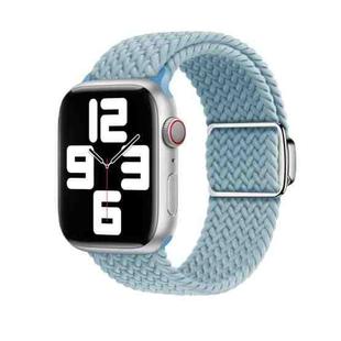For Apple Watch 6 40mm Nylon Loop Magnetic Buckle Watch Band(Rock Blue)