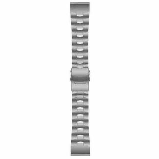 For Garmin Instinct 2 Solar Titanium Alloy Quick Release Watch Band(Titanium Gray)