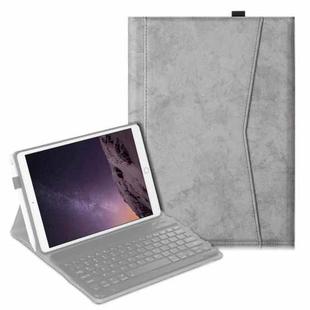 For iPad Air (2019) Marble Cloth Texture Horizontal Flip Leather Case with Pen Slot & Holder without Keyboard(Grey)