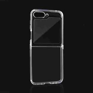 For Samsung Galaxy Z Flip5 Transparent TPU Phone Case + Lens Film