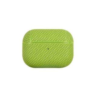 For AirPods Pro 2 Woven Skin Texture PC TWS Earphone Protective Case(Green)