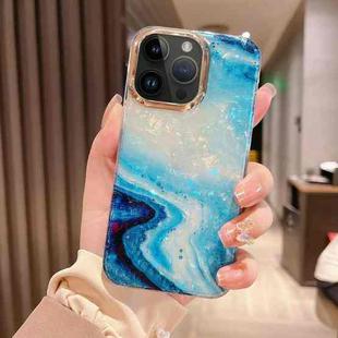 For iPhone 14 Pro Colorful Crystal Ripple TPU Phone Case(Blue)