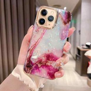 For iPhone 11 Pro Max Colorful Crystal Ripple TPU Phone Case(Purple)