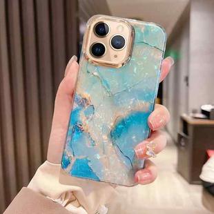 For iPhone 11 Pro Max Colorful Crystal Ripple TPU Phone Case(Green)