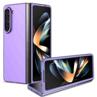 For Samsung Galaxy Z Fold5 5G Armor Foldable Phone Case(Purple)