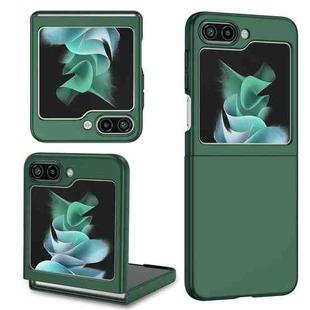 For Samsung Galaxy Z Flip5 5G Armor Foldable Phone Case(Dark Green)