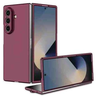 For Samsung Galaxy Z Fold7 5G Armor Foldable Phone Case(Wine Red)