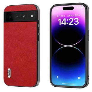 For Google Pixel 7a ABEEL Retro Litchi Texture PU Phone Case(Red)