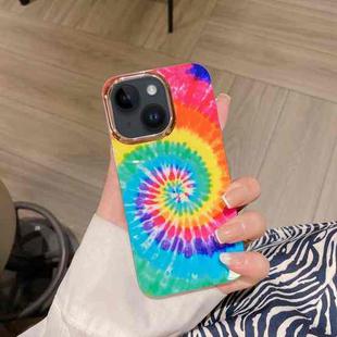 For iPhone 14 Colorful Shell Texture Marble PC + TPU Phone Case(Colorful)