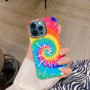 For iPhone 12 Pro Max Colorful Shell Texture Marble PC + TPU Phone Case(Colorful)