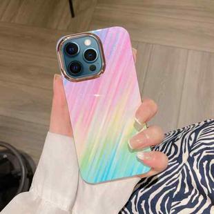 For iPhone 12 Pro Max Colorful Shell Texture Marble PC + TPU Phone Case(Colorful Meteor)