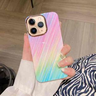 For iPhone 11 Pro Max Colorful Shell Texture Marble PC + TPU Phone Case(Colorful Meteor)