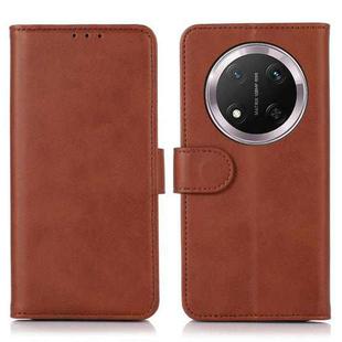 For Honor X9C 5G Global Cow Texture Leather Phone Case(Brown)