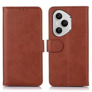 For Honor 400 Pro Global 160.8mm Cow Texture Leather Phone Case(Brown)