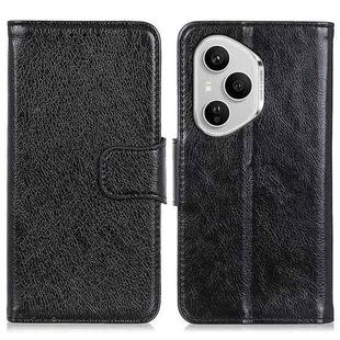 For Honor 400 Pro Global 160.8mm Nappa Texture Flip Leather Phone Case(Black)