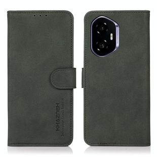 For Honor 400 KHAZNEH Matte Texture Leather Phone Case(Green)