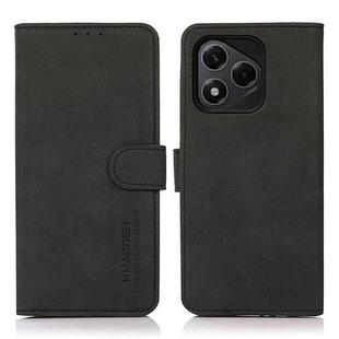 For Honor 400 Lite KHAZNEH Matte Texture Leather Phone Case(Black)