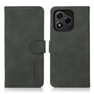 For Honor 400 Lite KHAZNEH Matte Texture Leather Phone Case(Green)