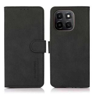 For Honor X6c 4G KHAZNEH Matte Texture Leather Phone Case(Black)