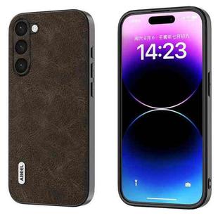 For Samsung Galaxy S23+ 5G ABEEL Dream Litchi Texture PU Phone Case(Khaki)