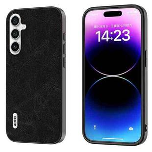 For Samsung Galaxy S23 FE 5G ABEEL Dream Litchi Texture PU Phone Case(Black)